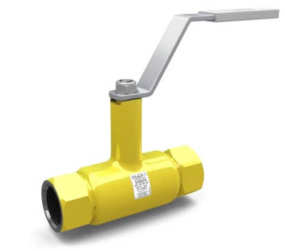 Кран шаровый резьбовой LD КШЦМ Gas 015.040.Н/П.02. стальной ст 20 Ду15 Ру40 МПа в Рязани