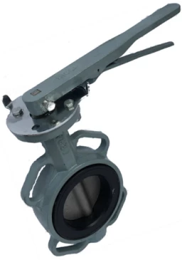 Затвор дисковый поворотный ABRA Ду300 Ру16 BUV-VF863D, межфланцевый, корпус - чугун, диск - нержавеющая сталь, рукоятка, NBR в Рязани