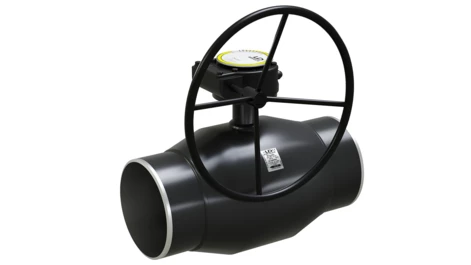 Кран шаровый LD КШЦПР Regula из стали 09Г2С Ду250/200 Ру2,5МПа с редуктором в Рязани