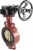 Затвор дисковый поворотный ABRA Ду450 Ру16 BUV-VF843D, межфланцевый, корпус - чугун, диск - бронза, редуктор, NBR в Рязани