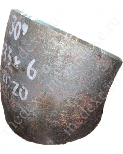 Отвод 45-219х6 ст.09г2c 45 град. 2 исп. ГОСТ 17375-2001 МС01 в Рязани